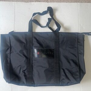 Trixi Schober Black Zipper Tote Bag Weekender Carry On Travel